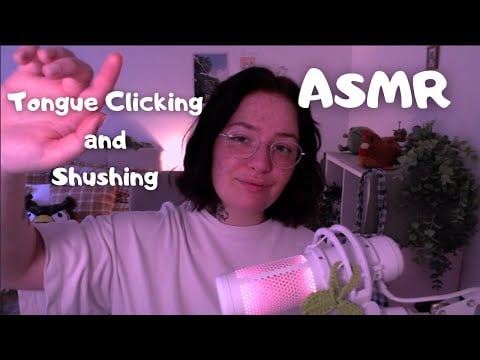 ASMR Pure Tongue Clicking & Shushing | Almost No Talking