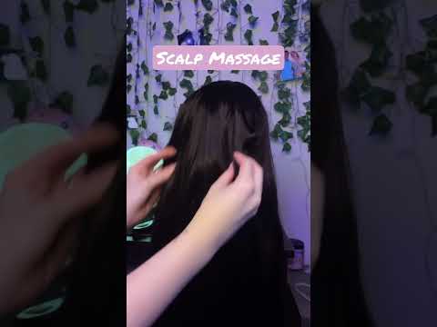 ASMR Preview: guided scalp massage💜 #asmr #shorts