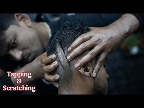 Binaural Beats + Head Tapping ASMR: The Ultimate Relaxation Combo | Tapping & Scratching Massage