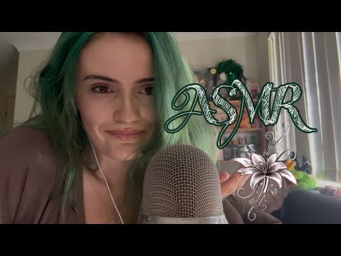 First ASMR video 😄! | lots and lots of *tingly* whisper rambles + triggers - slower ASMR