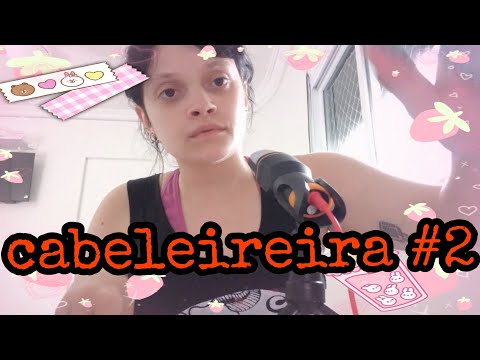 asmr: roleplay cabeleireira fazendo hidratação no seu cabelo #2