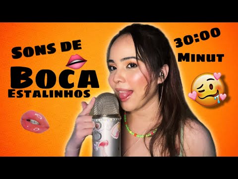 🤤Asmr Sons De Boca 🤤/ Estralinhos 🤤(no escurinho)