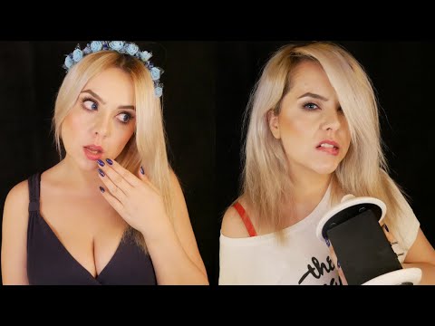 ASMR Twins Ear Licking, Eating, Tongue Fluttering! 👅 30k Subs Celebration!