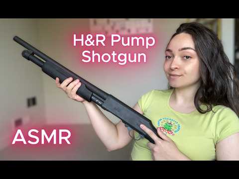 ASMR H&R Pump 12 Gauge Shotgun Tapping & Whispering For Deep Sleep