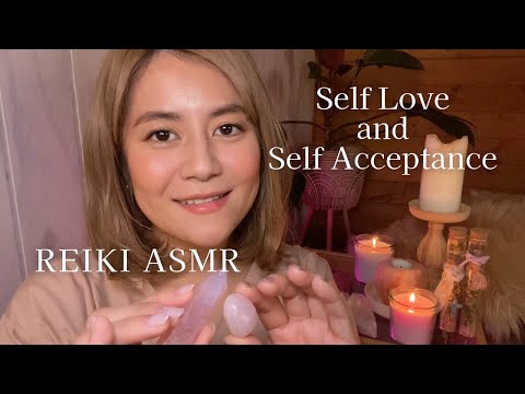 【REIKI ASMR】自己愛と自己受容のためのヒーリング｜第4チャクラを整える｜セルフケア方法もお伝えします