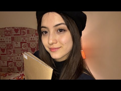 ASMR| Drawing Your Face For an Art Project. Sketching || Paper || Page turning sounds *soft spoken*