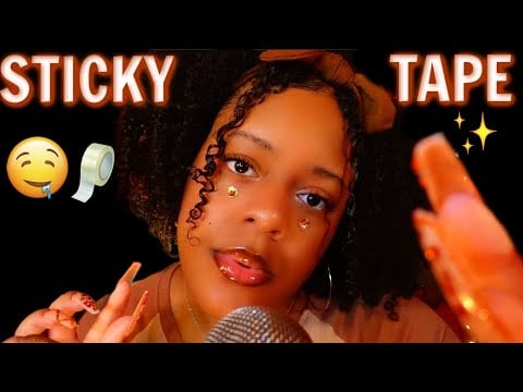 ASMR – Sticky Tape Mouth Sounds GUARANTEED To Give You Shivers 🤤🌀✨