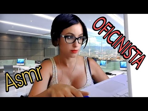 ASMR OFICINISTA- Cómo contabilizar facturas- TECLADO/ Soft Spoken/PAPELERIA