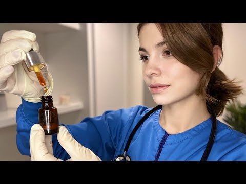 ASMR Fast & Aggressive Cranial Nerve Exam Nurse Role-play, Medical Exam, Eye, Light, Ear Exam