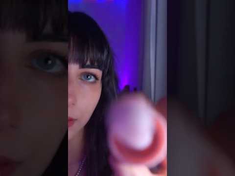 Lipgloss eating ASMR