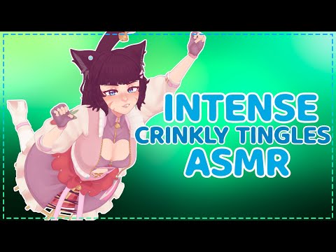 [ASMR] Catgirl Gives You INTENSE Crinkle Tingles 🐾