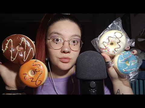 100% BRIVIDI CON LE CIAMBELLE SQUISHY 😴💜 | ASMR ITA