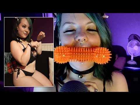 ASMR | Cat Girl Teasing Puppy by Playing With your Toys (Puppy Play)