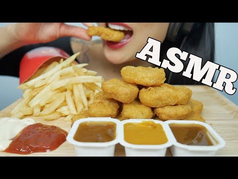 ASMR McDonalds Chicken Nuggets + French Fries (EATING SOUNDS) | SAS-ASMR