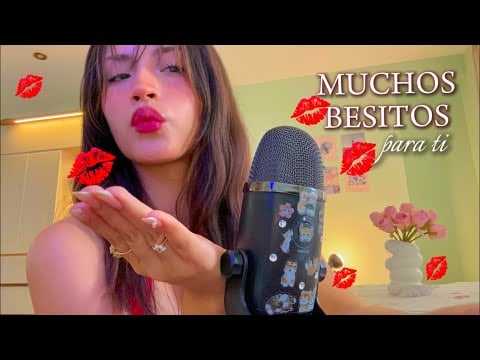 ASMR MUY SUAVE Muchos BESOS para Ti 💋❤️ KISSES