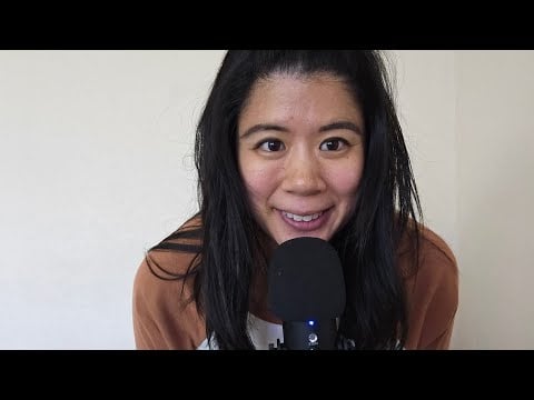 ASMR - Eye makeup tapping  🤍🫶 + soft spoken yapping 💬