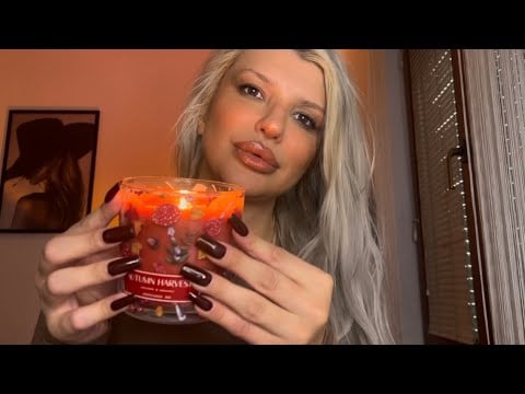 ASMR on Autumn Triggers 🍁🤎 Satisfying Tapping , Scratching & Whispering 