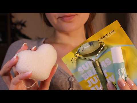 ASMR Skincare & Soft Pampering | Personal attention, no talking, layered sounds