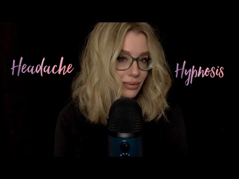 ASMR Headache Hypnosis 🖤 Relaxing Relief