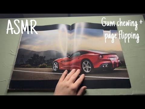 ASMR Car magazine page flipping and gum chewing - Nebraskas custom