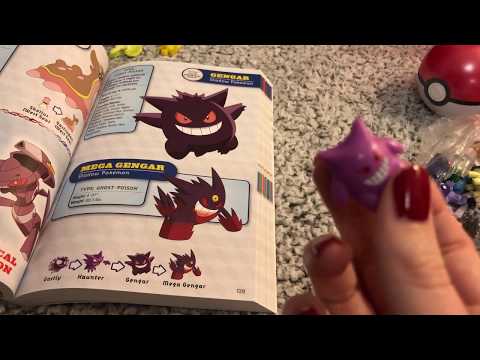 ASMR Pokemon Figures and Up Close Whispering