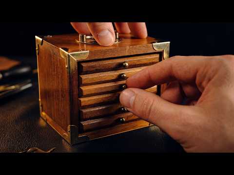 ASMR Vintage Wooden Coasters (pure sounds)
