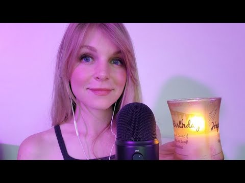 ASMR | Crackling Candle, Tapping, Mic Brushing, and Whisper Rambling for Sleep and Relaxation