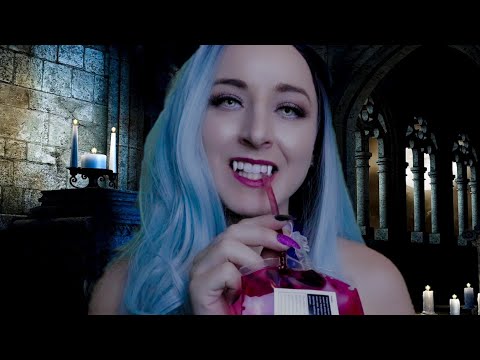 ASMR Vampire Kidnapping Episode 2 (binaural, measuring, lens effects, layered sounds)