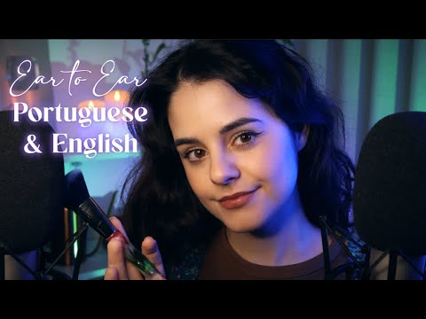 ASMR Portuguese / English Mix ✨ Ear to Ear Whispers to fall asleep