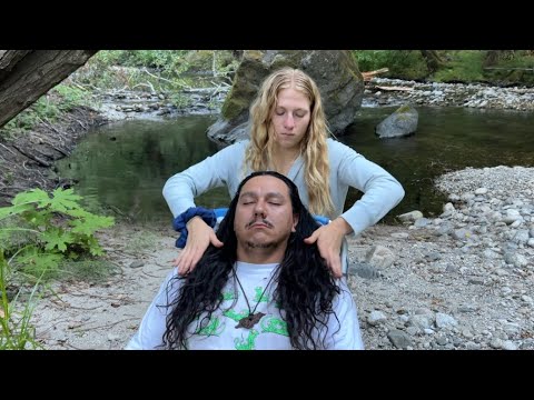 ASMR by the River: Hair Play, Head Massage & Personal Attention