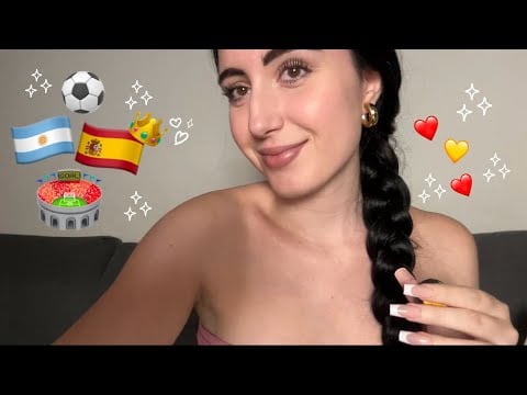 ASMR ~ Viendo La Final World Cup 🇪🇸 ⚽️ 🇦🇷 & Comiendo McDonalds 🍟 #asmr 