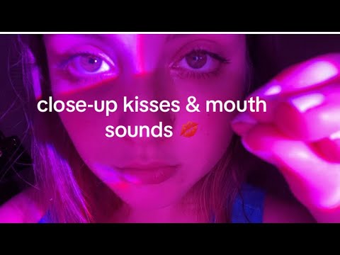 asmr ☆ close-up intense kisses & positive affirmations