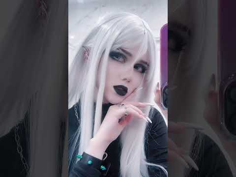 Goth elf 🖤 Cosplay #animecosplay #cosplay #cosplayer #anime #cosplaygirl #gothgirl