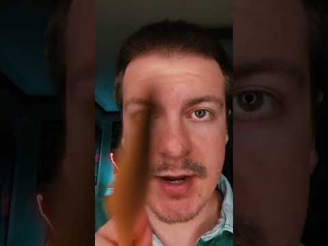 ASMR Eyebrow Massage #asmr #shorts #asmrshorts #visualasmr #eyebrowmassage #sharptools #chopsticks