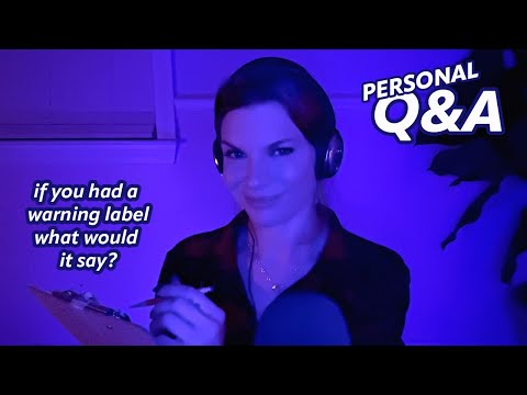 ASMR 55 Intimate Personal Questions 🤩