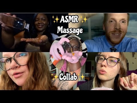 ASMR Special Massage Collab | 5 Therapists, 1 Relaxing Session 