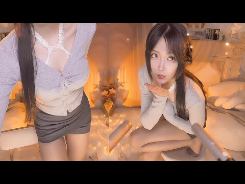 ASMR Girlfriend Tucks You Into Bed to Sleep - Relaxing