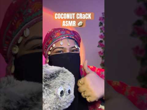 COCONUT Crack ASMR #asmr #triggersforsleep #layeredasmr #trendingshorts