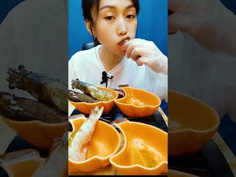 🦐🔥🍚💥😍 Spicy seafood mukbang ASMR sound! #SpicySeafood #매운먹방
