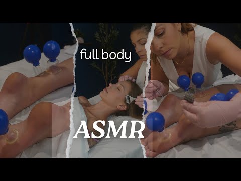 ASMR Full Body Treatment | Sweet Dreams Lymphatic Massage, Cupping Therapy Realignment | Soft Spoken