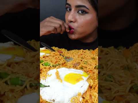 Eating 25 Spicy Maggi Masala Noodles Eating Challenge Indian Street Food ASMR Eating Mukbang Video