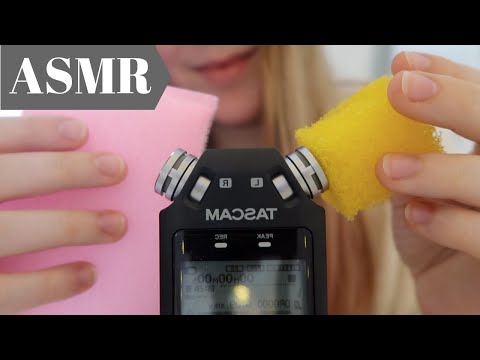 ASMR Sponges on Tascam Mic