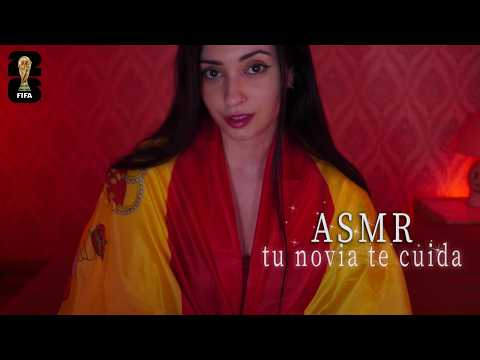 ASMR Tu novia te cuida después del Mundial❤️