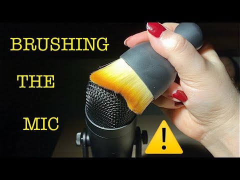 ASMR |⚠️EXTREMELY FAST AGGRESSIVE MIC BRUSHING. Loud, intense, w/ and w/o cover. Almost no talking.