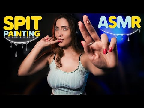 Asmr | SPIT PAINTING para DORMIR | Asmr para dormir en español