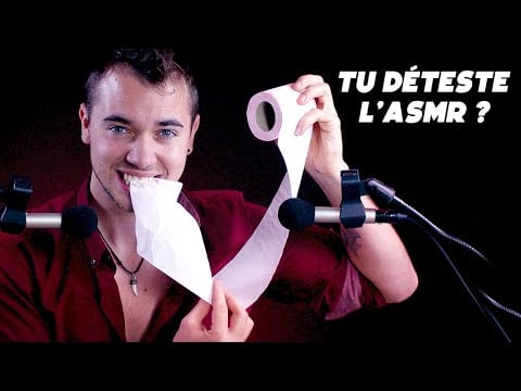ASMR : POUR CEUX QUI DETESTE L'ASMR !