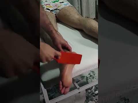 ASMR BACK LEG AND FEET STRESS RELIEF MASSAGE THERAPY #massage #satisfying #relaxing #asmr #shorts