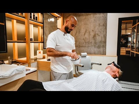 💈 Are You Ready To Relax, Disconnect & Fall Asleep? | Akin Barber & Shop Wet Shave In Dubai