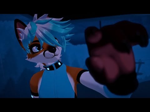 [Furry ASMR] Fox Gives You Late Night Tingles ✨ | Visual Triggers & Rain Ambience for Sleep
