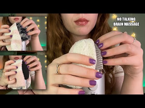 ASMR - Sock Mic Scratch, All 3 Covers Head Massage | NO TALKING